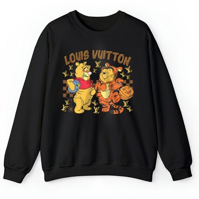 Retro Trick Or Treat Pooh And Tigger Louis Vuitton Unisex Sweatshirt TAS15116