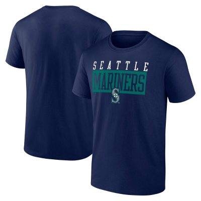 Seattle Mariners Navy Hard To Beat Unisex T-Shirt Cotton Tee