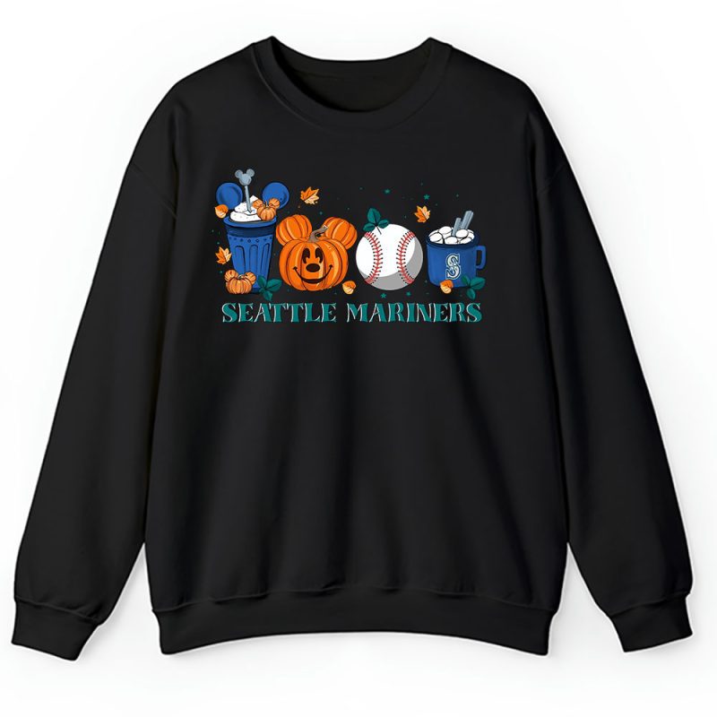 Seattle Mariners x Halloween Horror Nights x Pumpkin Face Unisex Sweatshirt TAS15753