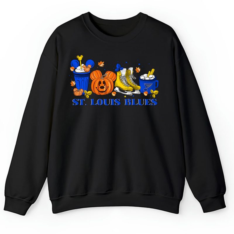 St. Louis Blues x Halloween Horror Nights x Pumpkin Face Unisex Sweatshirt TAS15765