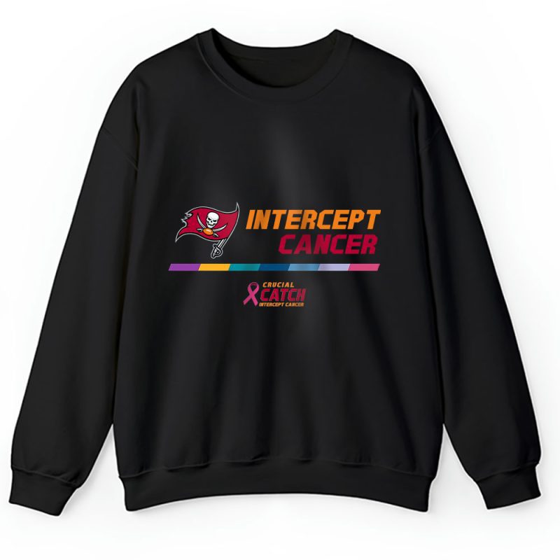 Tampa Bay Buccaneers Support Cancer Warrior x Intercept Cancer x Crucial Catch Unisex Sweatshirt TAS16156