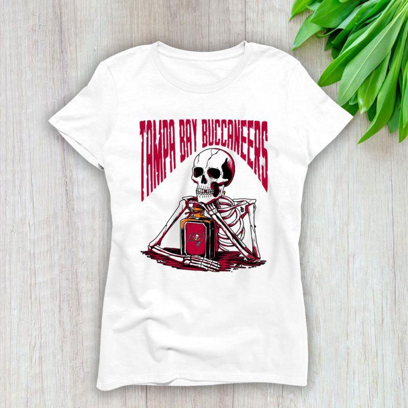 Tampa Bay Buccaneers x Grim Reaper x NFL Halloween Lady T-Shirt Women Tee LTL16701