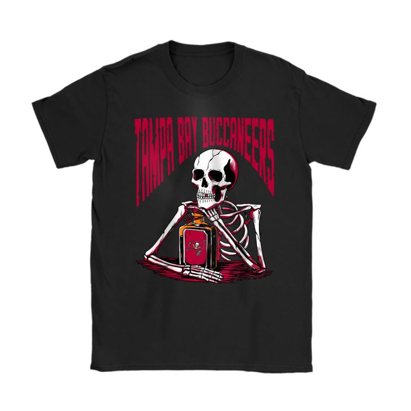 Tampa Bay Buccaneers x Grim Reaper x NFL Halloween Unisex T-Shirt Cotton Tee TAT16700