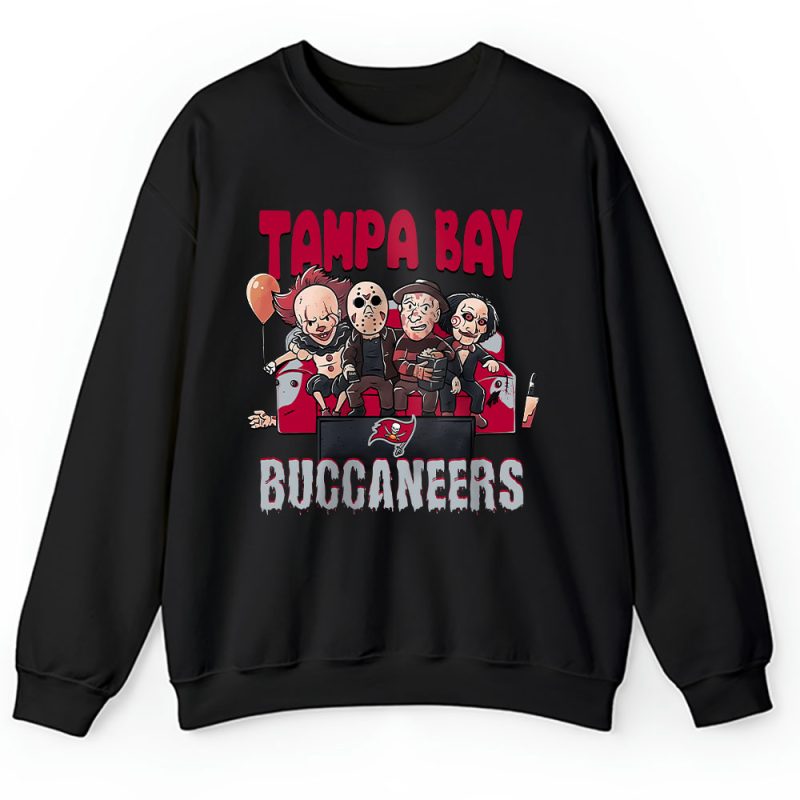 Tampa Bay Buccaneers x Halloween Holiday NFL x Horror Movie Unisex Sweatshirt TAS16646