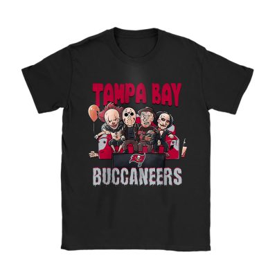 Tampa Bay Buccaneers x Halloween Holiday NFL x Horror Movie Unisex T-Shirt Cotton Tee TAT16702