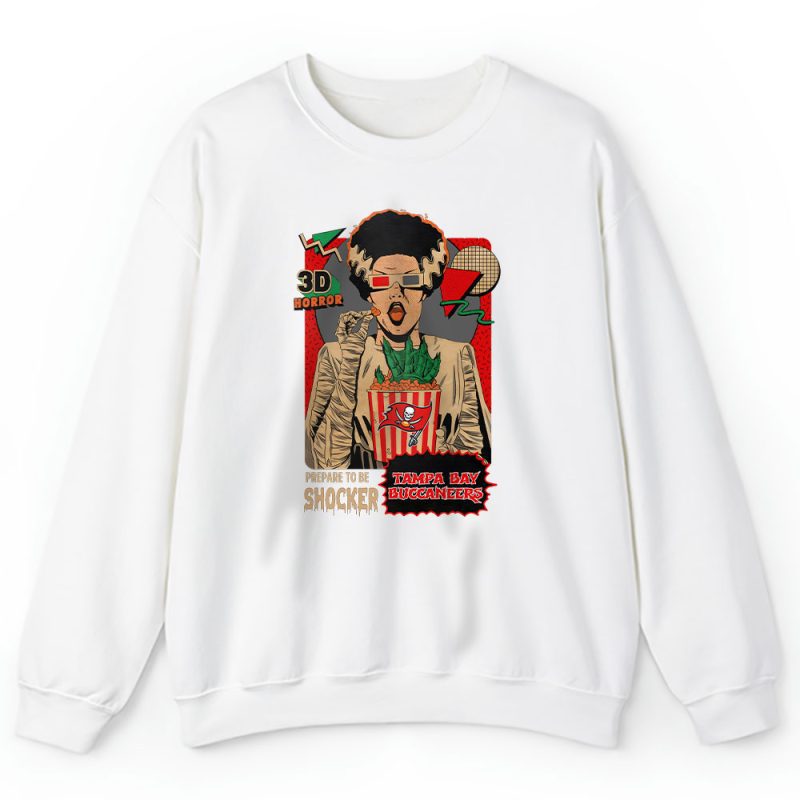 Tampa Bay Buccaneers x Halloween Masquerade Bride Of Frankenstein NFL Unisex Sweatshirt TAS16726