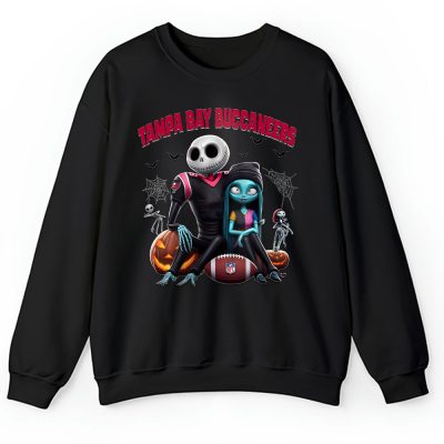 Tampa Bay Buccaneers x Halloween NFL x Jack And Sally Unisex Sweatshirt TAS16721