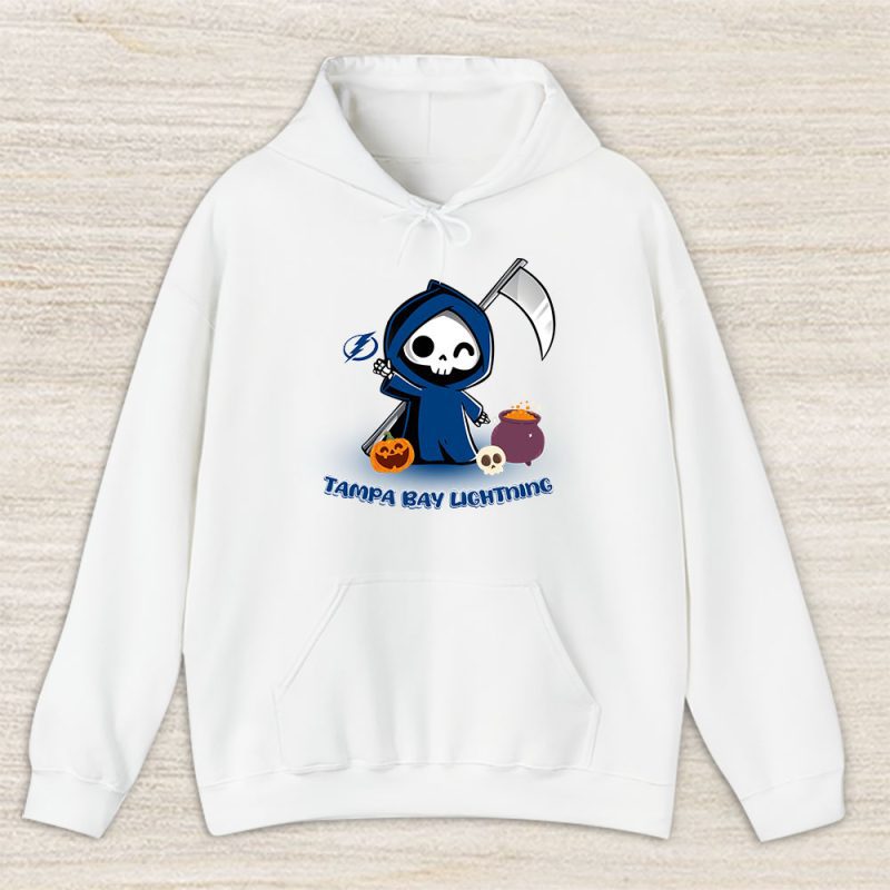 Tampa Bay Lightning x Grim Reaper Cute Spooky x NHL Halloween Unisex Hoodie TAH15021