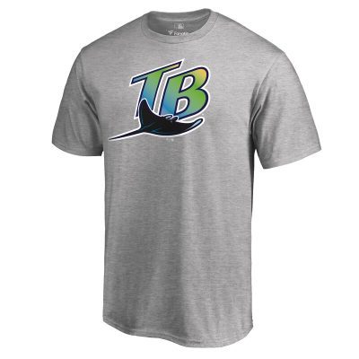 Tampa Bay Rays Ash Cooperstown Collection Forbes Unisex T-Shirt Cotton Tee