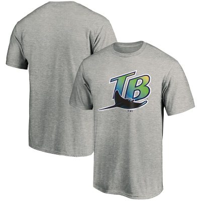 Tampa Bay Rays Heathered Gray Cooperstown Collection Forbes Team Unisex T-Shirt Cotton Tee