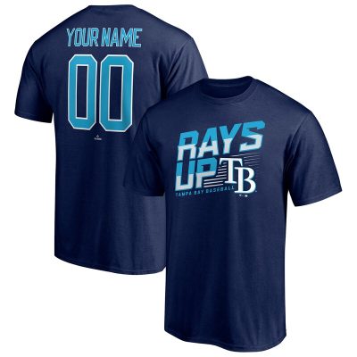 Tampa Bay Rays Navy Hometown Legend Personalized Name & Number Unisex T-Shirt Cotton Tee