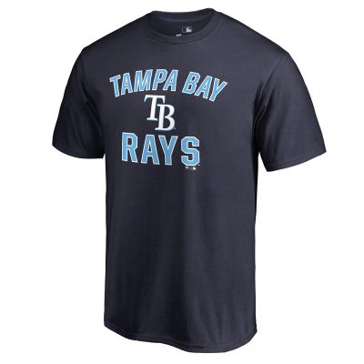 Tampa Bay Rays Navy Victory Arch Unisex T-Shirt Cotton Tee