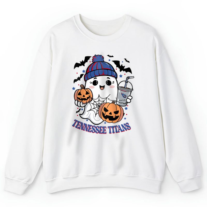 Tennessee Titans x Halloween Holiday NFL x Cute Ghost Unisex Sweatshirt TAS16653