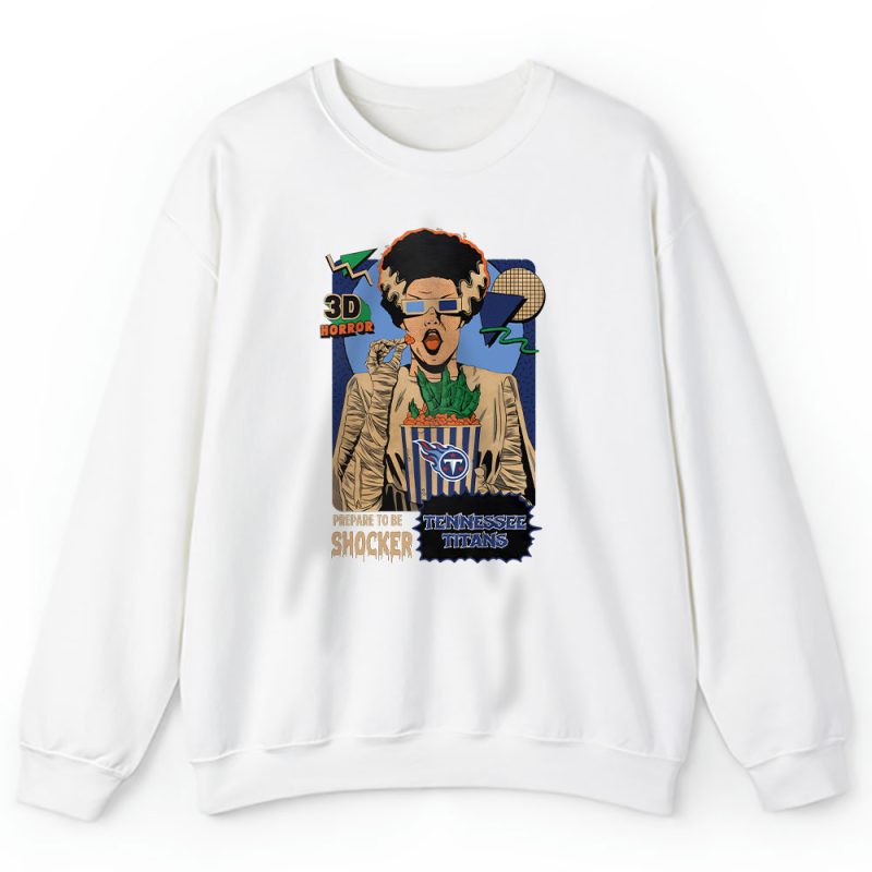 Tennessee Titans x Halloween Masquerade Bride Of Frankenstein NFL Unisex Sweatshirt TAS16733