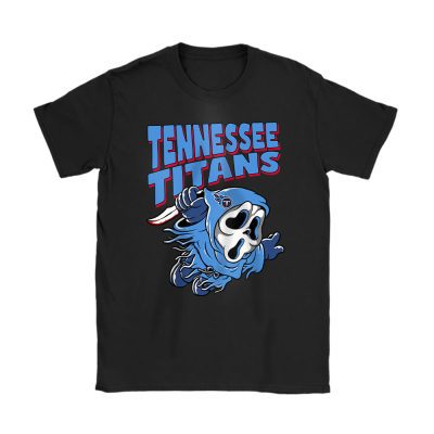 Tennessee Titans x Its Halloween NFL x Ghost Coming Unisex T-Shirt Cotton Tee TAT16711