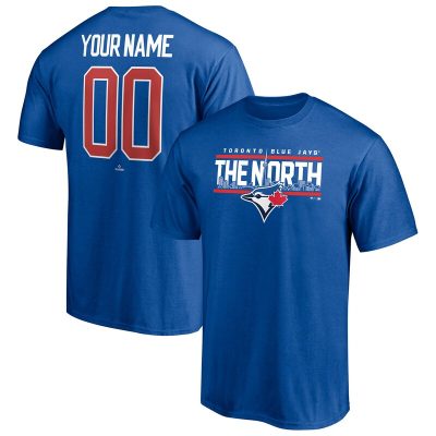 Toronto Blue Jays Royal Hometown Legend Personalized Name & Number Unisex T-Shirt Cotton Tee