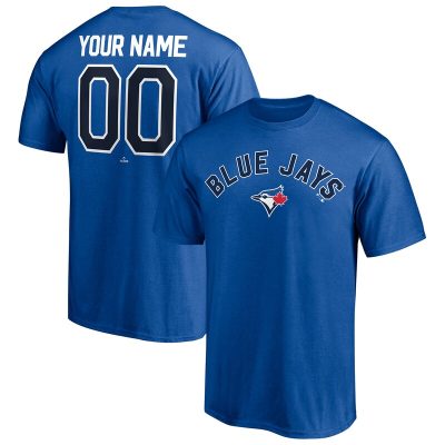 Toronto Blue Jays Royal Personalized Team Winning Streak Name & Number Unisex T-Shirt Cotton Tee