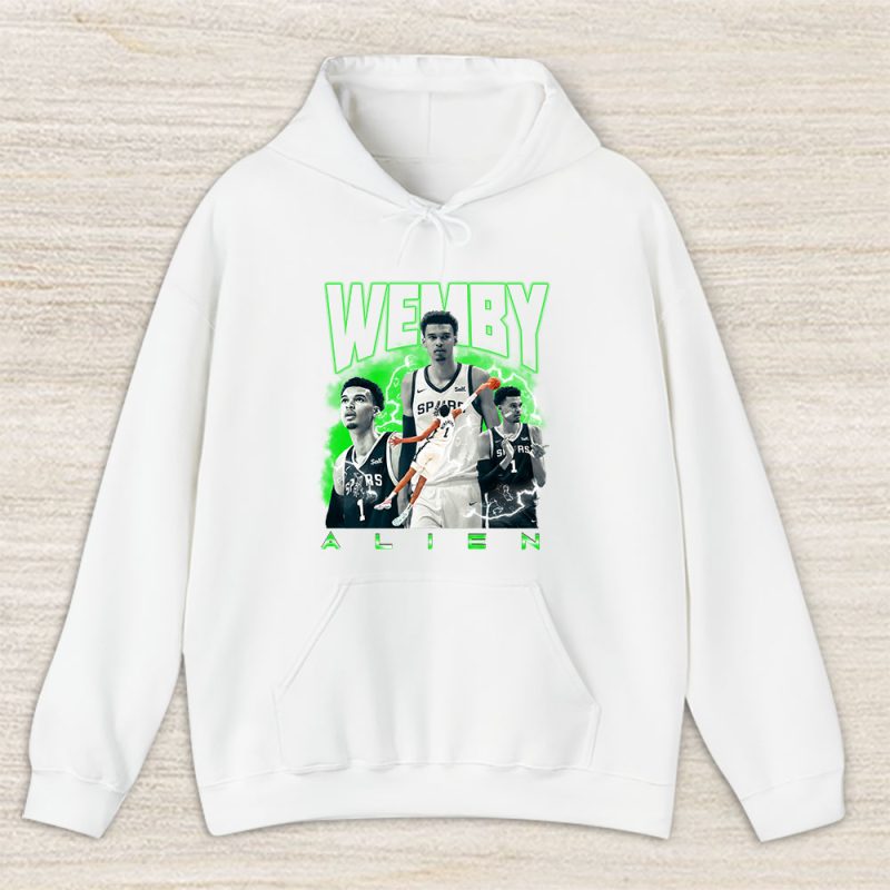 Victor Wembanyama 1 X San Antonio Spurs Basketball Team X Gift For Fan Unisex Hoodie TAH14593