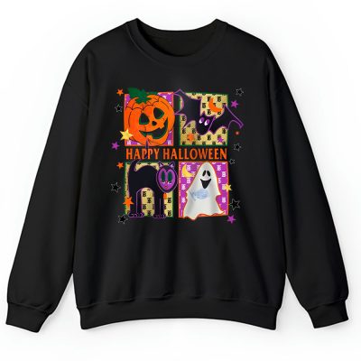 Vintage 90s Halloween Crewneck Trick Or Treat Burberry Unisex Sweatshirt TAS15118