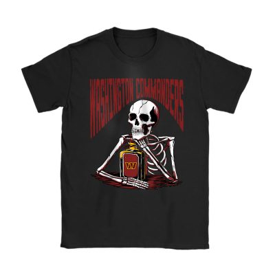 Washington Commanders x Grim Reaper x NFL Halloween Unisex T-Shirt Cotton Tee TAT16736