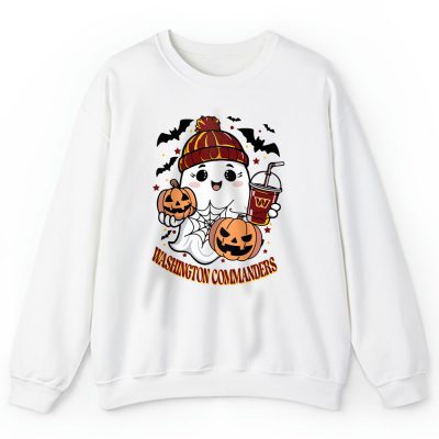 Washington Commanders x Halloween Holiday NFL x Cute Ghost Unisex Sweatshirt TAS16664