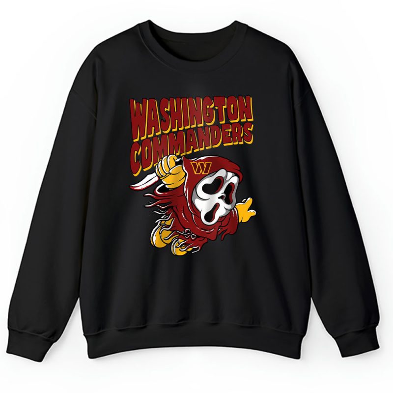 Washington Commanders x Its Halloween NFL x Ghost Coming Unisex Sweatshirt TAS16663