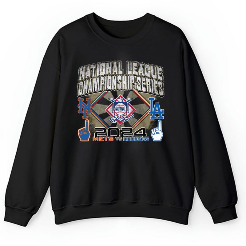 2024 NLCS LA Dodgers Vs NY Mets Baseball Gift For Fan Unisex Sweatshirt TAT19448