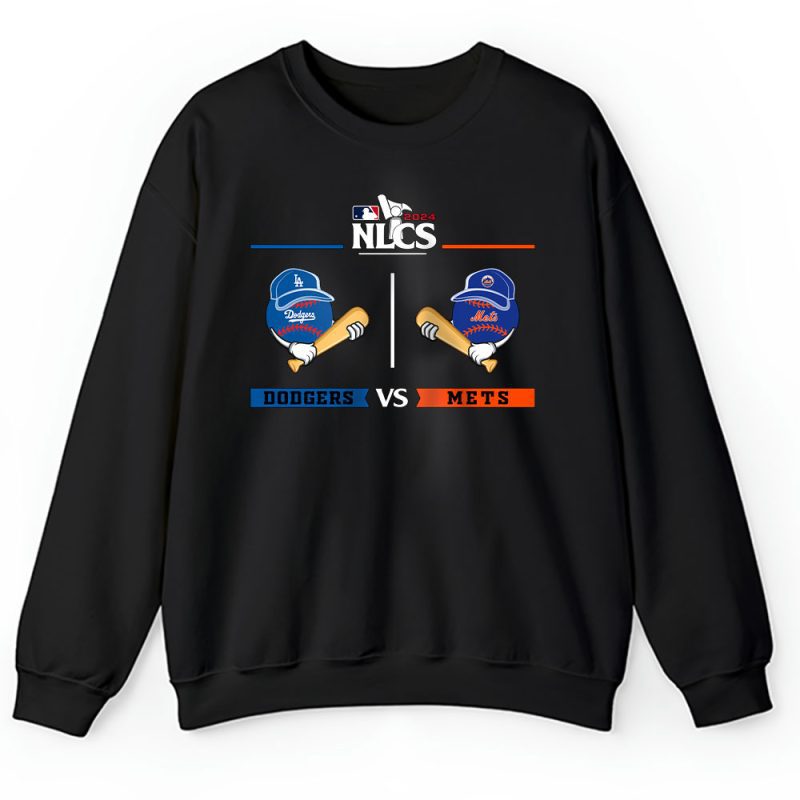 2024 NLCS LA Dodgers Vs NY Mets Baseball Gift For Fan Unisex Sweatshirt TAT19452