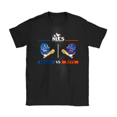 2024 NLCS LA Dodgers Vs NY Mets Baseball Gift For Fan Unisex T-Shirt Cotton Tee TAS19452