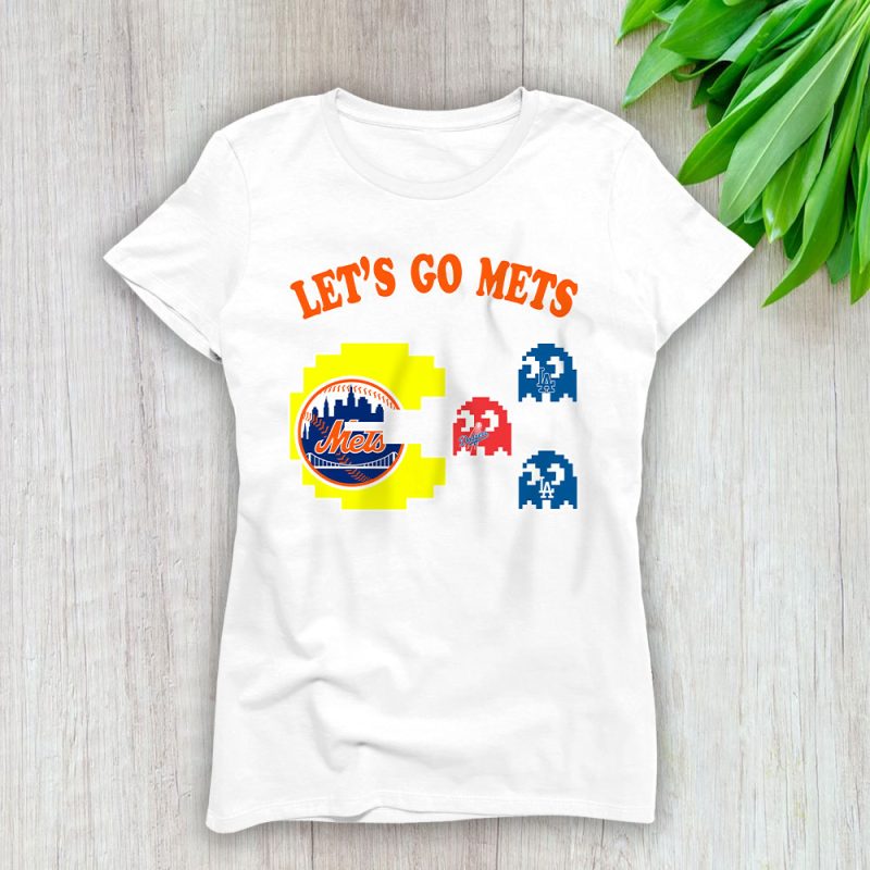 2024 NLCS NY Mets Devour LA Dodgers Baseball Gift For Fan Lady T-Shirt Women Tee LTL19473