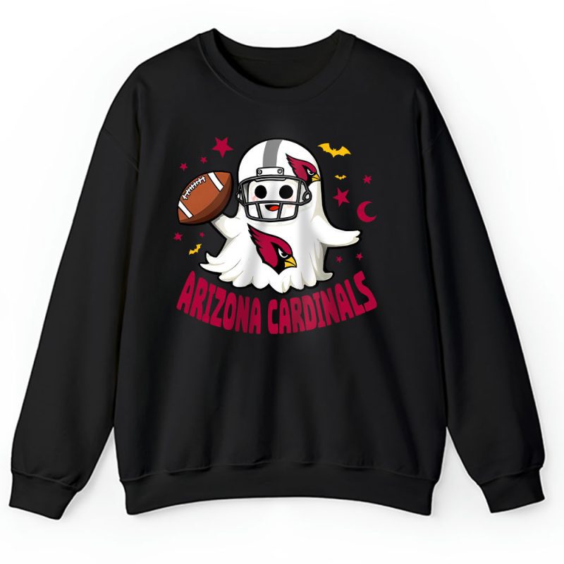 Arizona Cardinals Happy Halloween NFL Cute Ghost Football Unisex Sweatshirt TAS18908