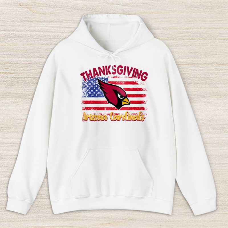 Arizona Cardinals Happy Thanksgiving NFL Thanksgiving Gift Unisex Hoodie TAH18280