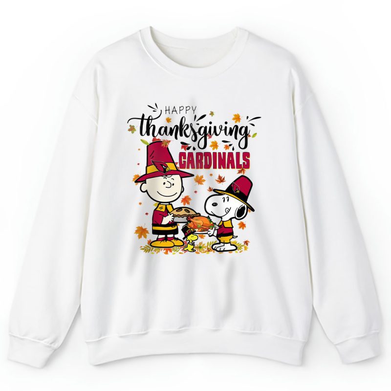 Arizona Cardinals Happy Thanksgiving NFL Thanksgiving Gift Unisex Sweatshirt TAS18278