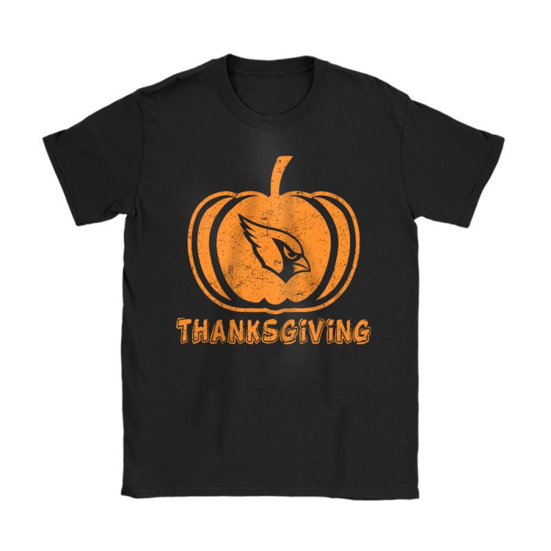 Arizona Cardinals Happy Thanksgiving NFL Thanksgiving Gift Unisex T-Shirt Cotton Tee TAS18949