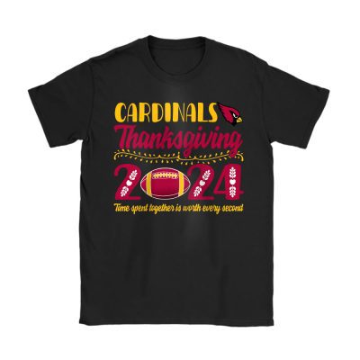 Arizona Cardinals Happy Thanksgiving NFL Thanksgiving Gift Unisex T-Shirt Cotton Tee TAT17862