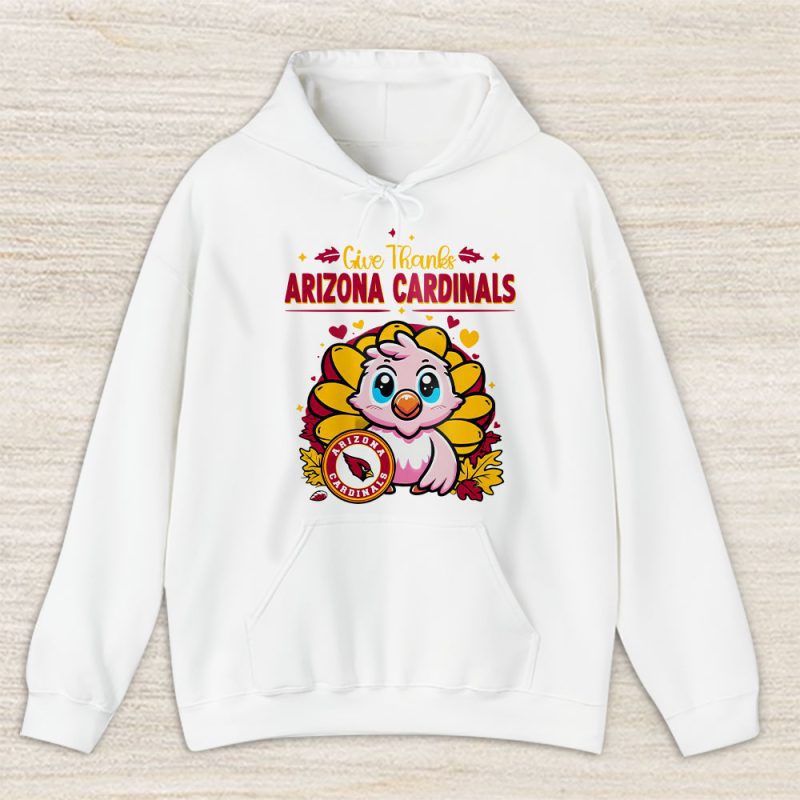 Arizona Cardinals Happy Thanksgiving NFL Thanksgiving Turkey Gift Unisex Hoodie TAH18274