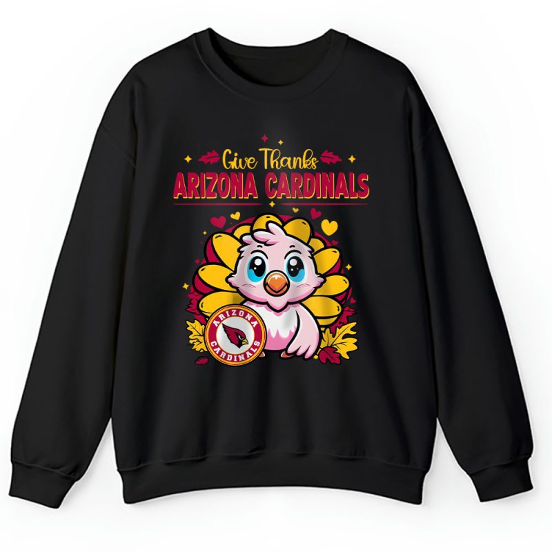 Arizona Cardinals Happy Thanksgiving NFL Thanksgiving Turkey Gift Unisex Sweatshirt TAS18274