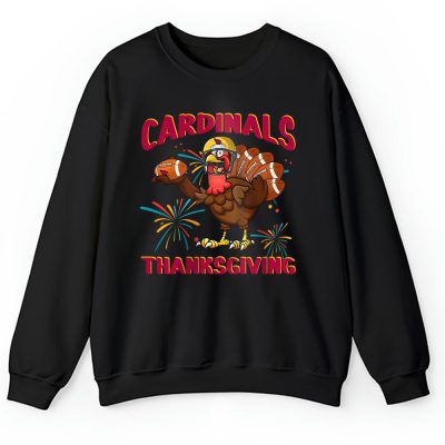 Arizona Cardinals Happy Thanksgiving NFL Thanksgiving Turkey Gooble Gift Unisex Sweatshirt TAS18270