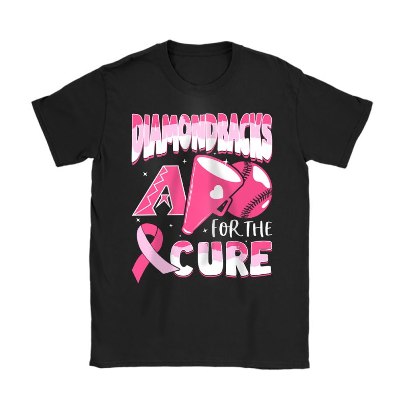 Arizona Diamondbacks Support Cancer Warrior Cancer Awareness Breast Cancer Gift Unisex T-Shirt Cotton Tee TAT17769