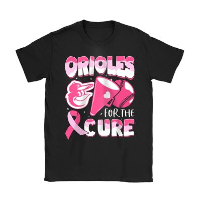 Baltimore Orioles Support Cancer Warrior Cancer Awareness Breast Cancer Gift Unisex T-Shirt Cotton Tee TAT17772