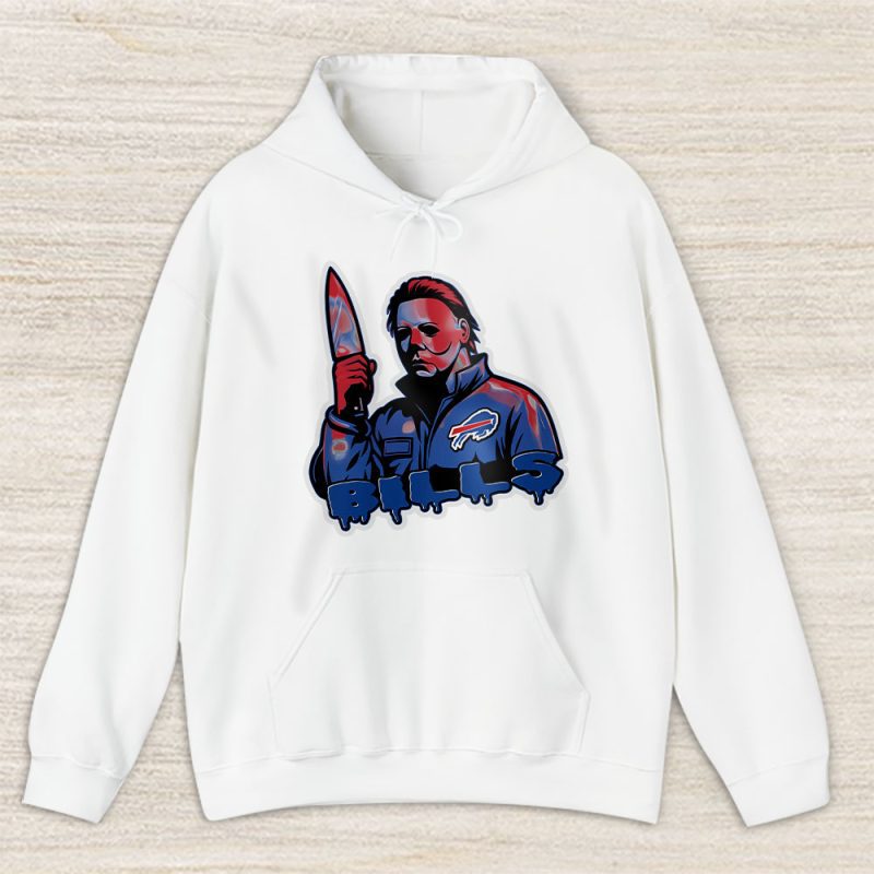 Buffalo Bills Halloween Masquerade NFL Michael Myers Masked Killer Unisex Hoodie TAH17541