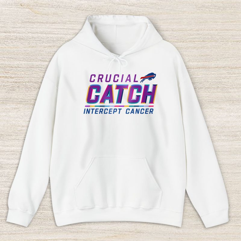 Buffalo Bills Support Cancer Warrior Crucial Catch Intercept Cancer Unisex Hoodie TAH17164