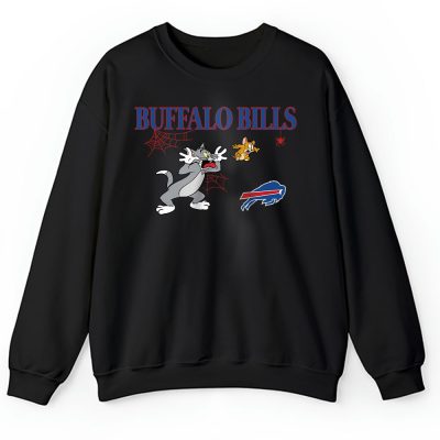 Buffalo Bills x Halloween Masquerade NFL x Tom And Jerry Unisex Sweatshirt TAS16937