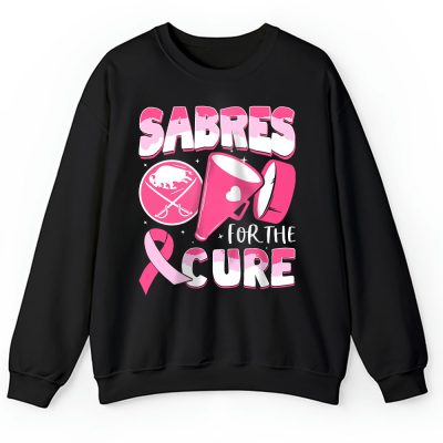 Buffalo Sabres Support Cancer Warrior Cancer Awareness Breast Cancer Gift Unisex Sweatshirt TAS17781