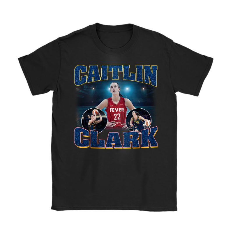 Caitlin Clark 22 Gift For Fan Indiana Fever Basketball Team Unisex T-Shirt Cotton Tee TAT17522