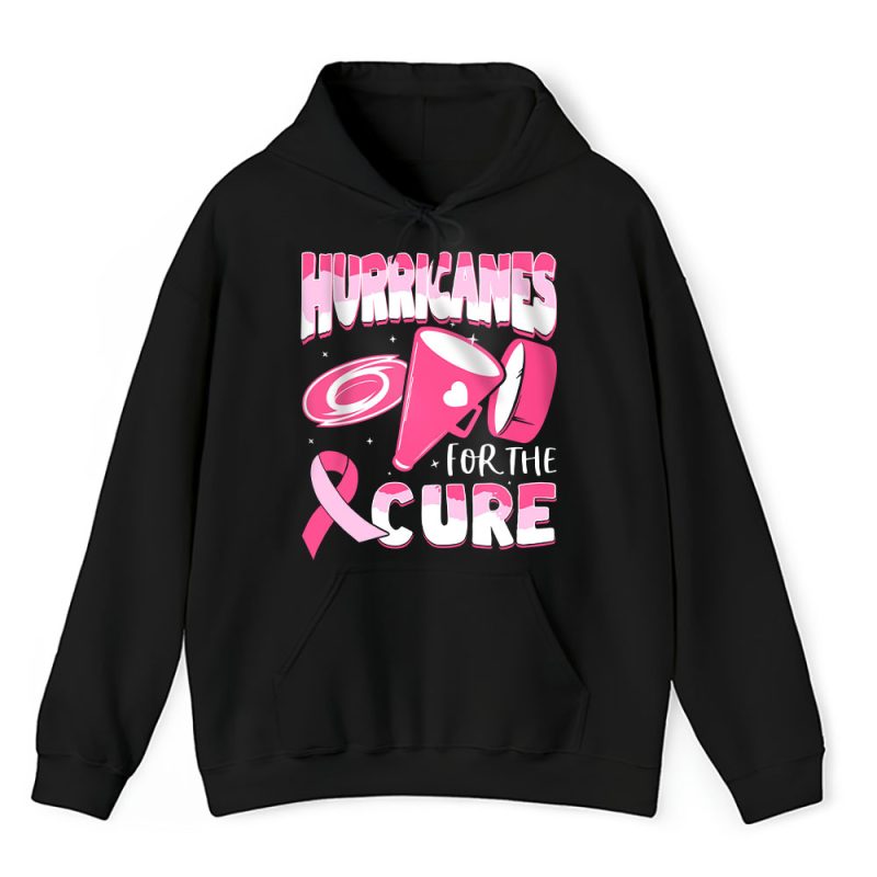 Carolina Hurricanes Support Cancer Warrior Cancer Awareness Breast Cancer Gift Unisex Hoodie TAH17782