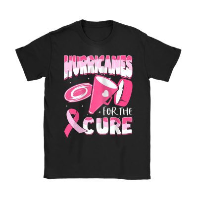 Carolina Hurricanes Support Cancer Warrior Cancer Awareness Breast Cancer Gift Unisex T-Shirt Cotton Tee TAT17782