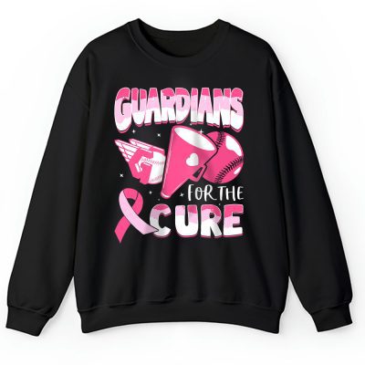 Cleveland Guardians Support Cancer Warrior Cancer Awareness Breast Cancer Gift Unisex Sweatshirt TAS17792