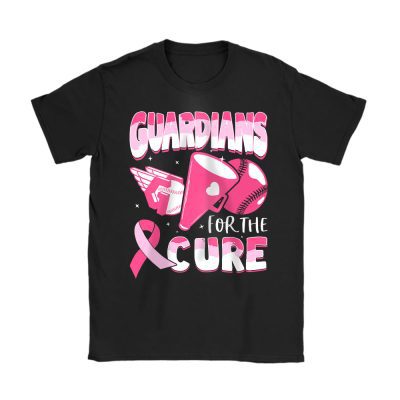 Cleveland Guardians Support Cancer Warrior Cancer Awareness Breast Cancer Gift Unisex T-Shirt Cotton Tee TAT17792