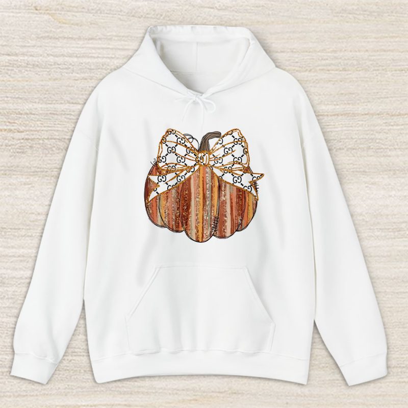 Colorful Coquette Gold Glitter Pumpkin Gucci Unisex Hoodie TAH17724